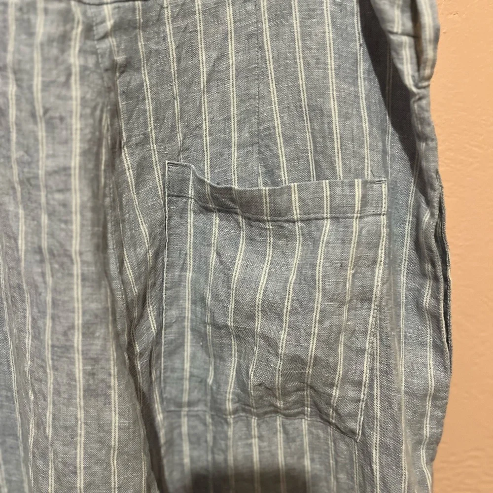 Everlane Jumpsuit Women’s Size 2 The Picnic Linen Summer Coastal 100% linen